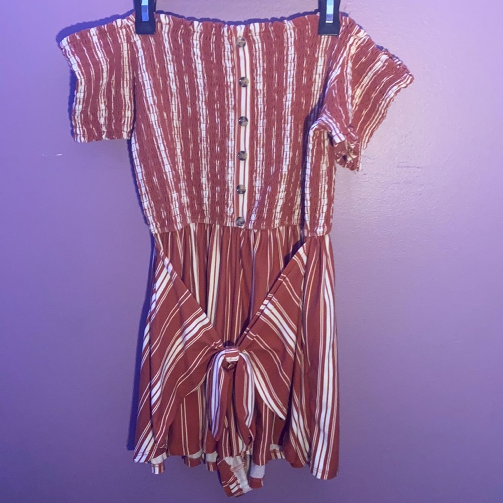 Off the shoulder romper